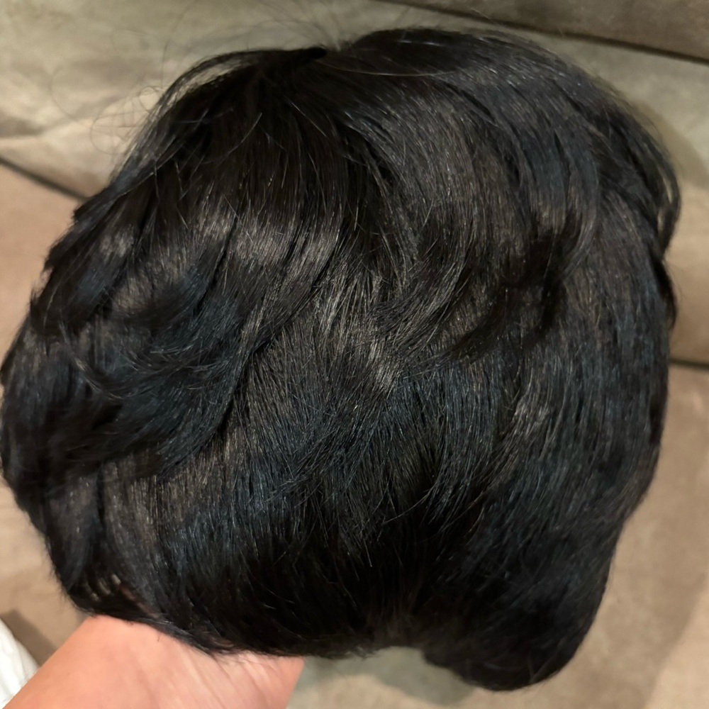Human hair layered  pixie wig NWT - Picture 2 of 7